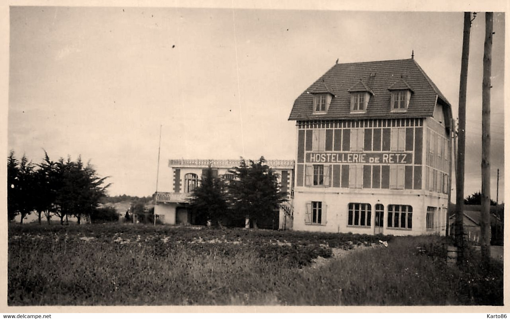 La Plaine Sur Mer , Le Cormier * Hostellerie De Retz * Photo 11x6.8cm - La-Plaine-sur-Mer