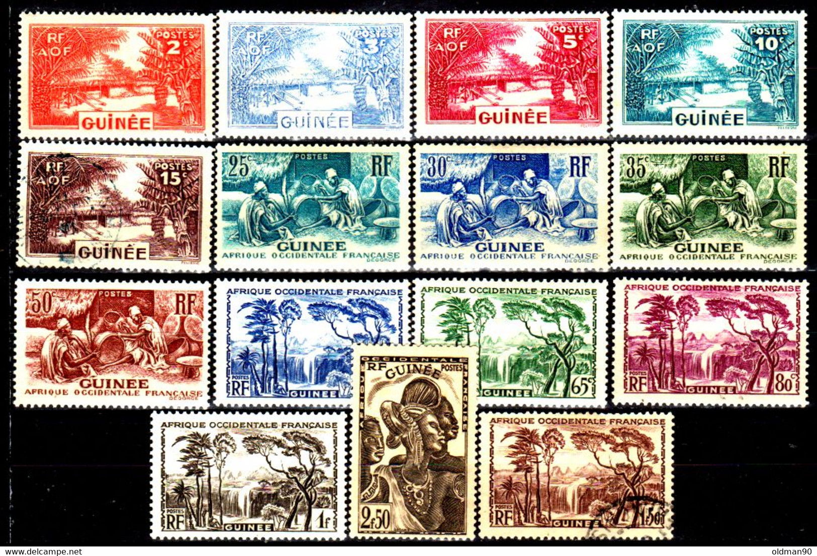 32) French Guinea: Stamps Issued By 1938 (+/o) LH/Used-Quality And Price In Your Opinion. - Sonstige & Ohne Zuordnung