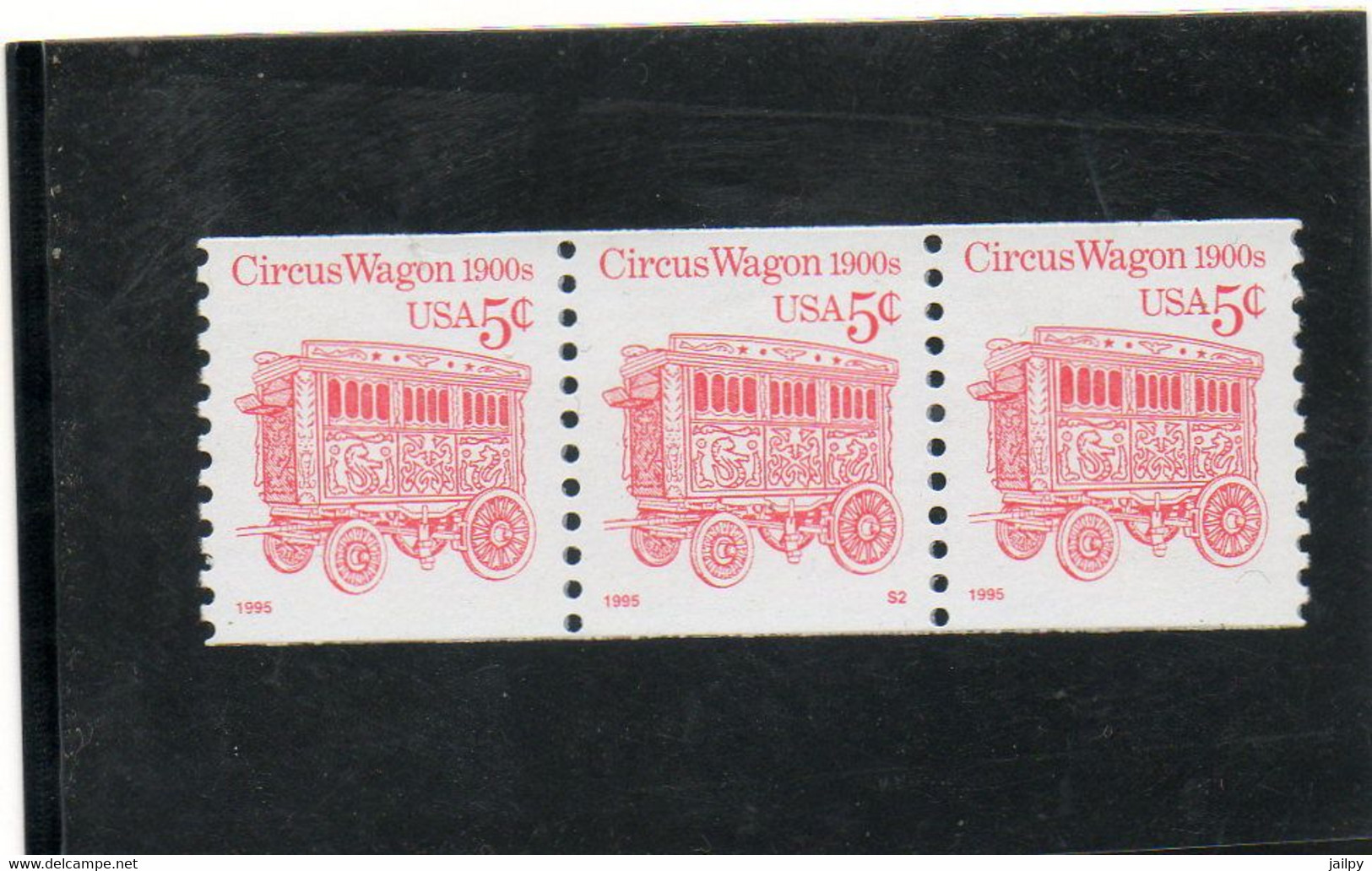 ETATS-UNIS       3 Timbres 5 C Se Tenant   1998    Y&T : 2334a  Roulette N° S2     Neufs Sans Charnière - Ruedecillas (Números De Placas)