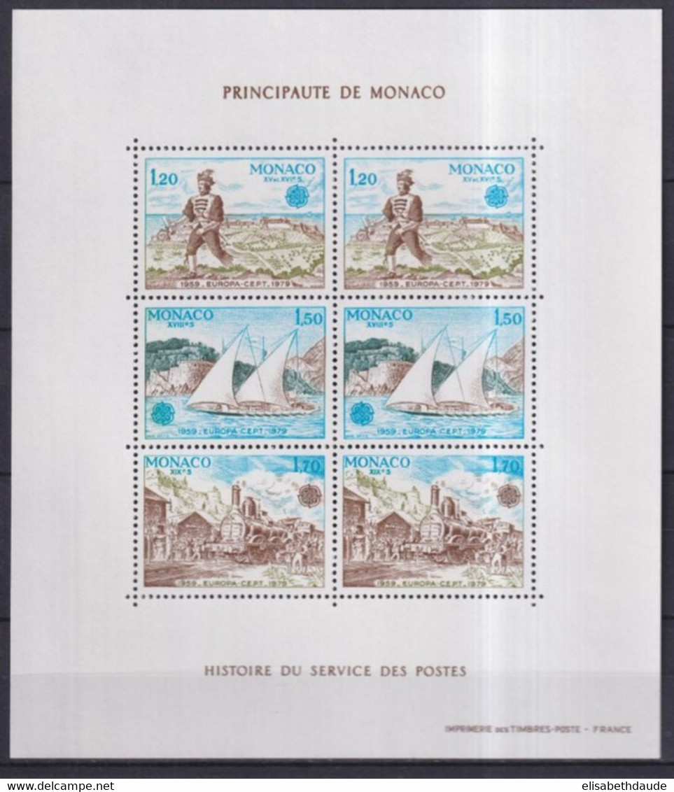 MONACO - 1979 - BLOC EUROPA N° 17 ** MNH - COTE YVERT = 30 EUR. - 1979