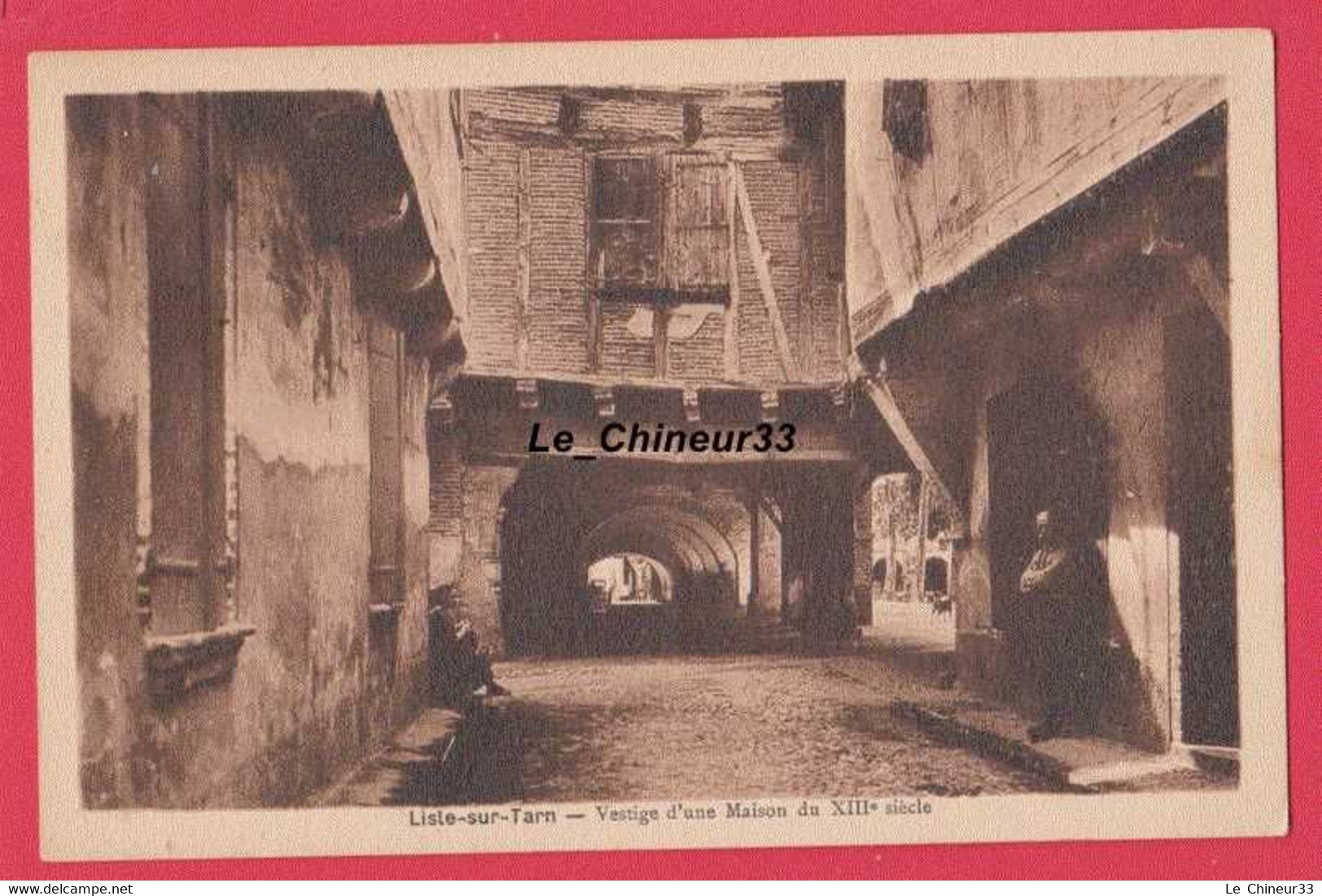 81 - L'ISLE SUR TARN----Vestige D'une Maison Du XIII° Siecle----cpsm Pf - Lisle Sur Tarn