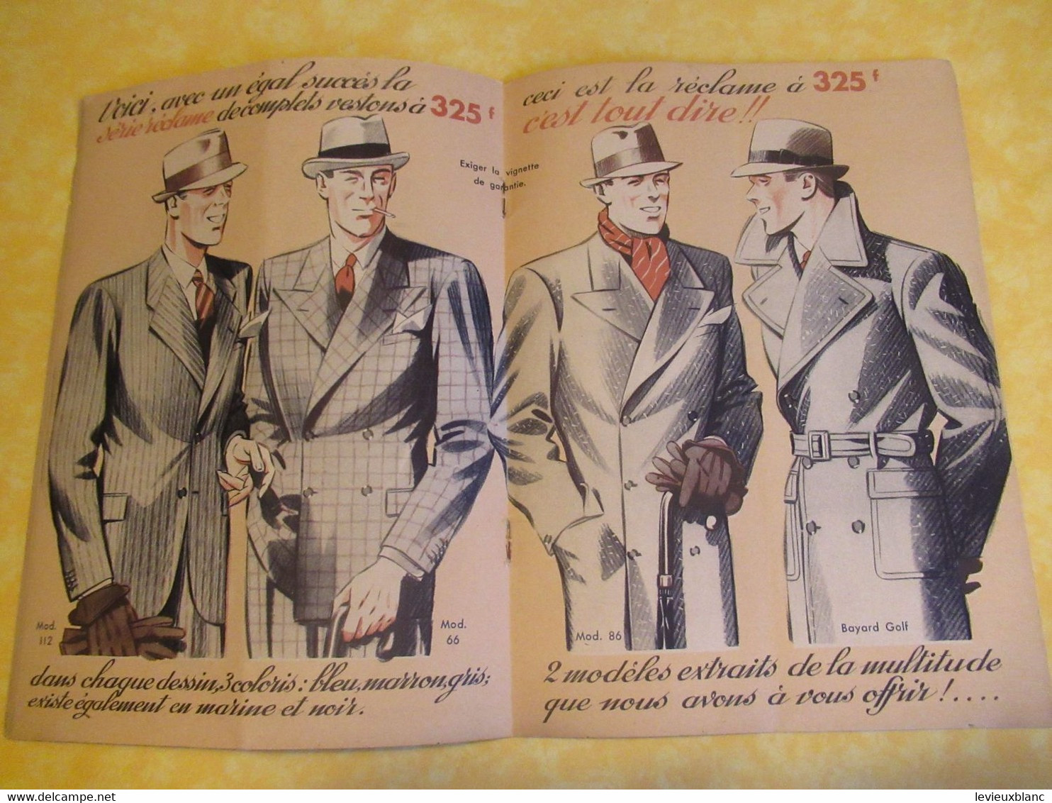 Catalogue Ancien De Vêtements / BAYARD/ " Aux DOMES "/ Hommes & Garçons/ Clermont-Ferrand/Vers 1930-1950     CAT290 - Riviste & Cataloghi