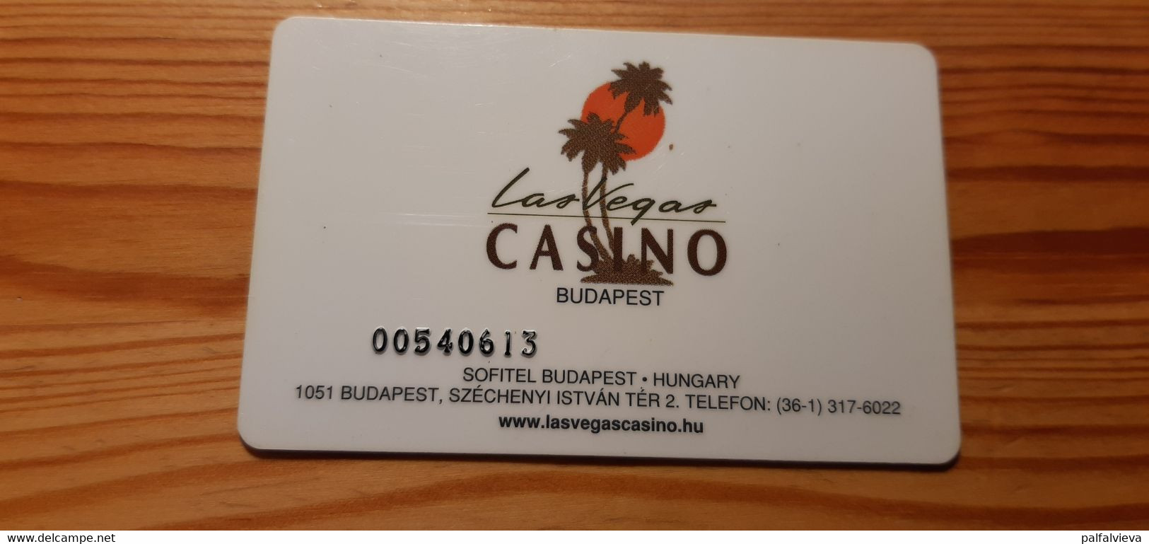 Las Vegas Casino Card Hungary - Cartes De Casino