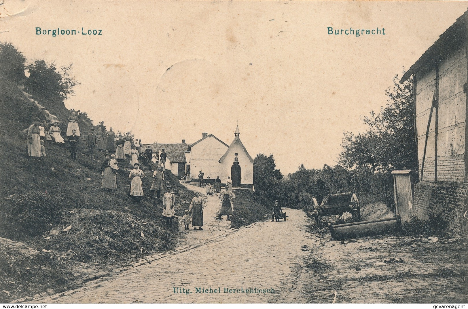 BORGLOON LOOZ  BURCHGRACHT        2 SCANS - Fourons - Voeren