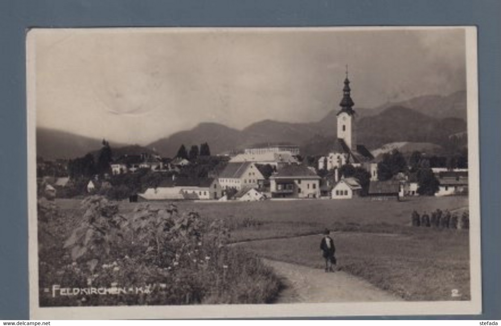 AUSTRIA  1931 FELDKIRCHEN  CHIESA CATTOLICA VIAGGIATA - Feldkirchen In Kärnten