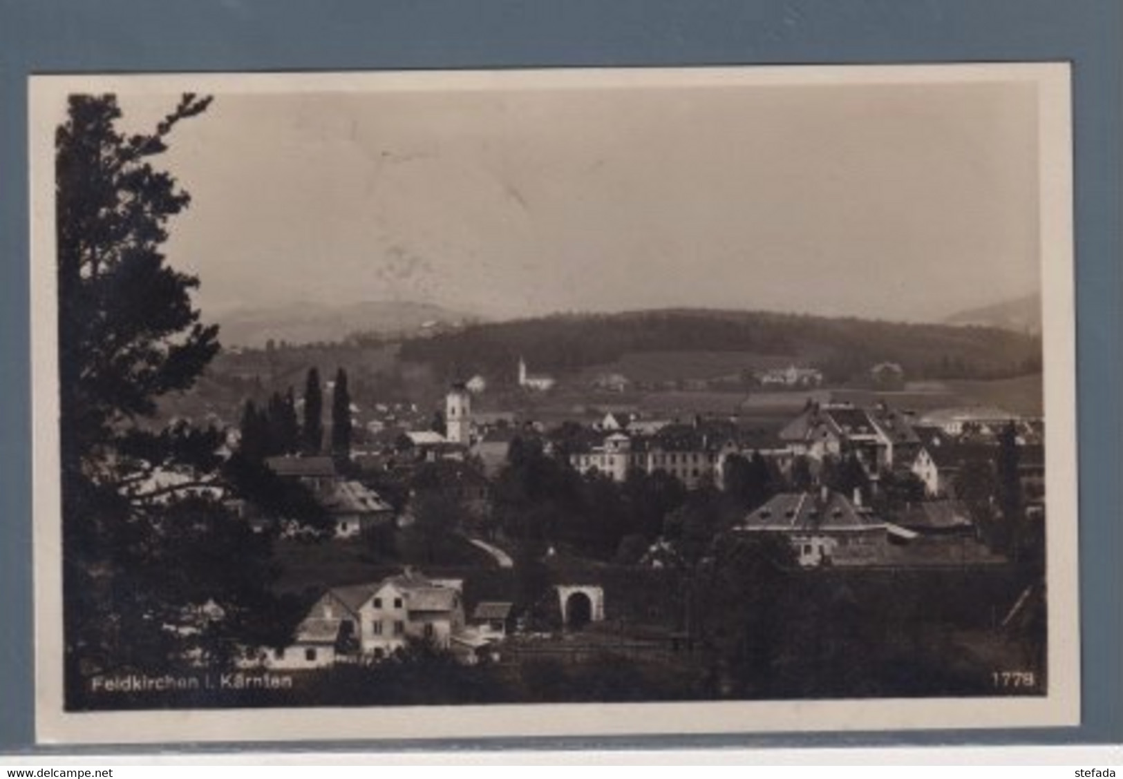 AUSTRIA  1931 FELDKIRCHEN   PANORAMA VIAGGIATA - Feldkirchen In Kärnten