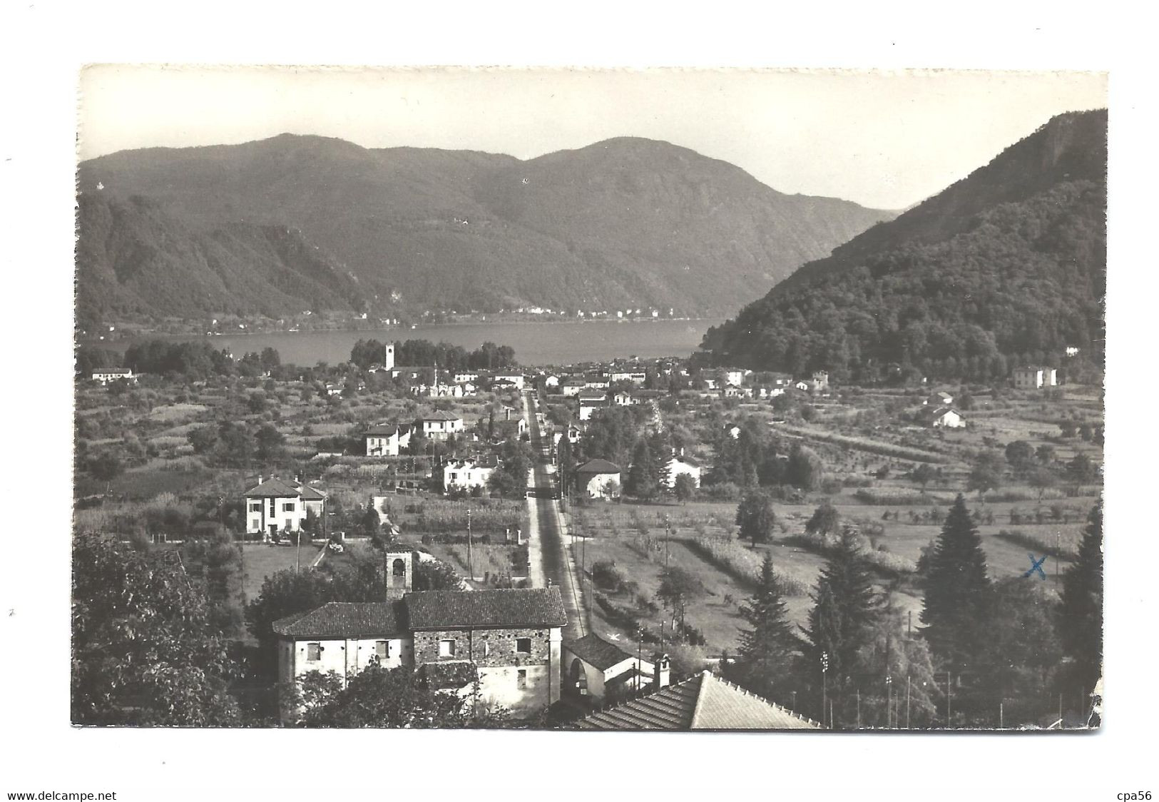 CASLANO - TICINO - TESSIN - Panorama Vietata 1958 - Caslano