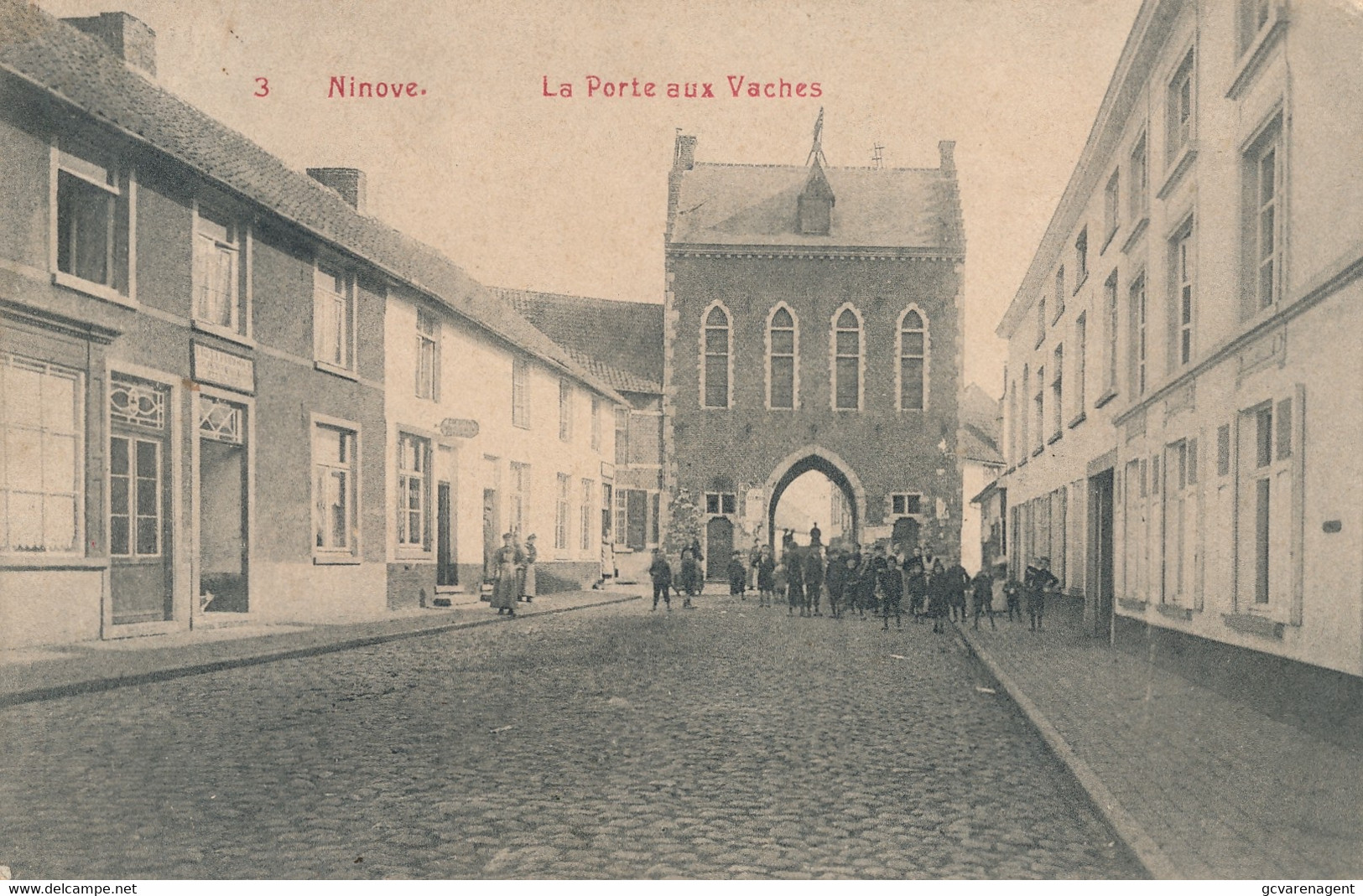 NINOVE  LA PORTE AUX VACHES         2 SCANS - Ninove