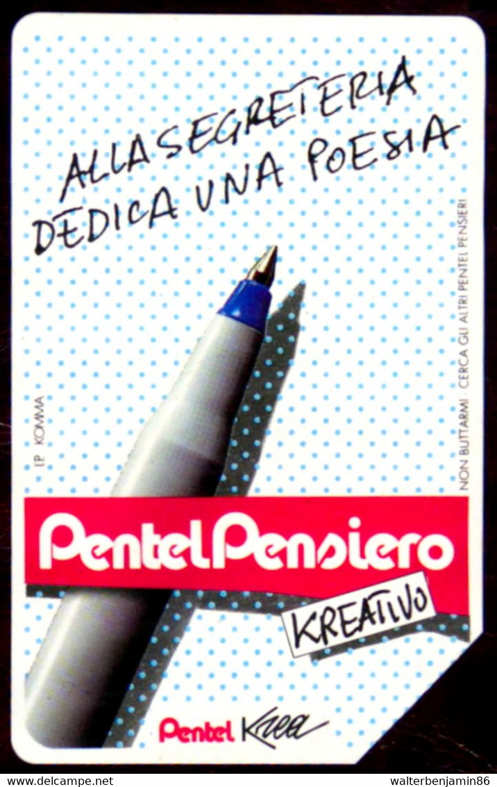 G 178 C&C 2235 SCHEDA TELEFONICA USATA PENTEL KREATIVO VARIANTE PUNTO SU OCR - Erreurs & Variétés