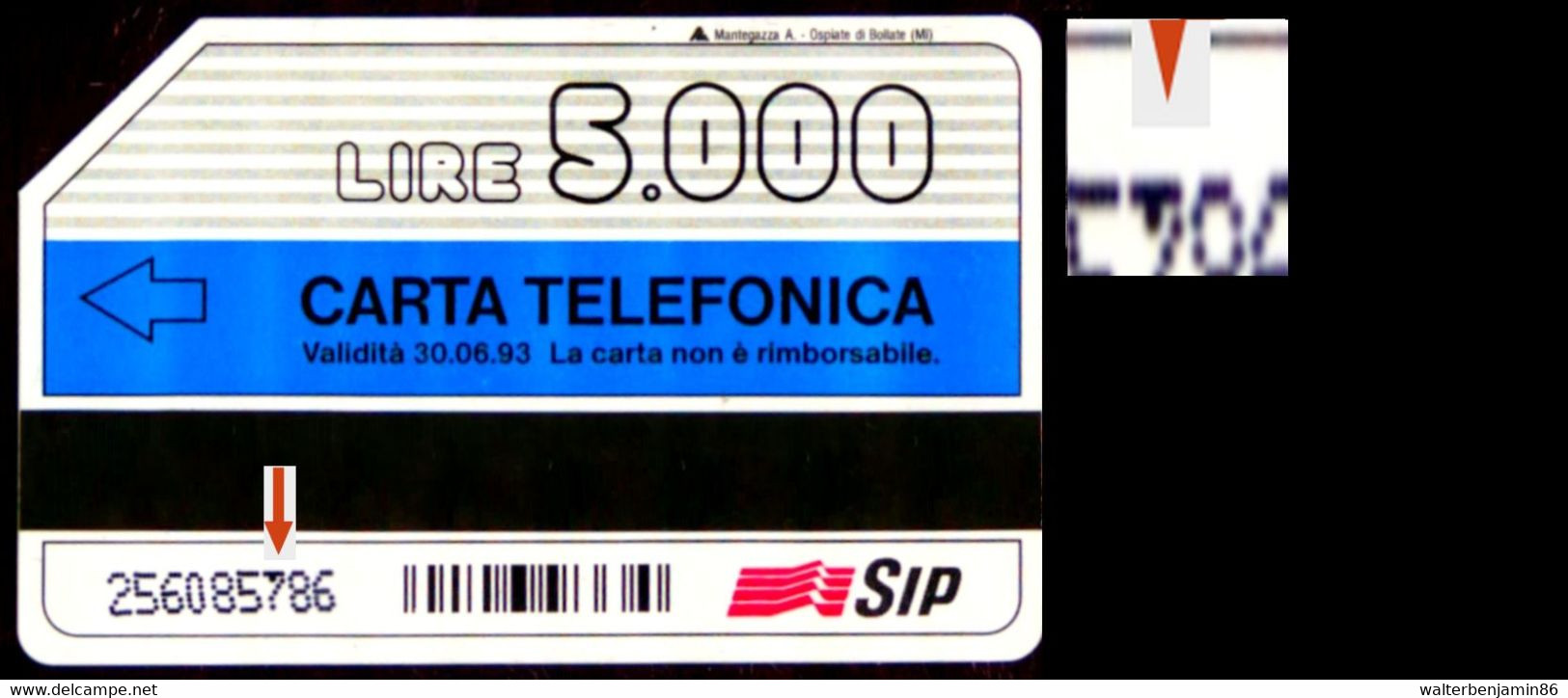 G 178 C&C 2235 SCHEDA TELEFONICA USATA PENTEL KREATIVO VARIANTE PUNTO SU OCR - Fouten & Varianten
