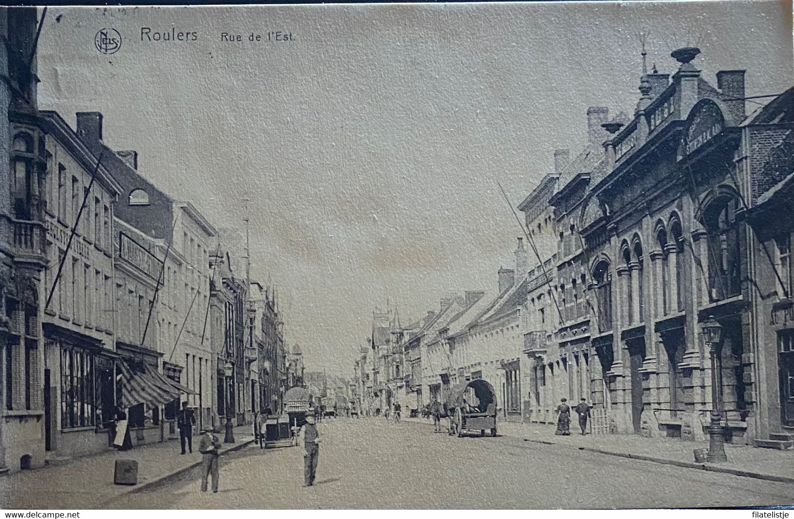 Roeselare Ooststraat Met Animatie Uit 1915 - Röselare