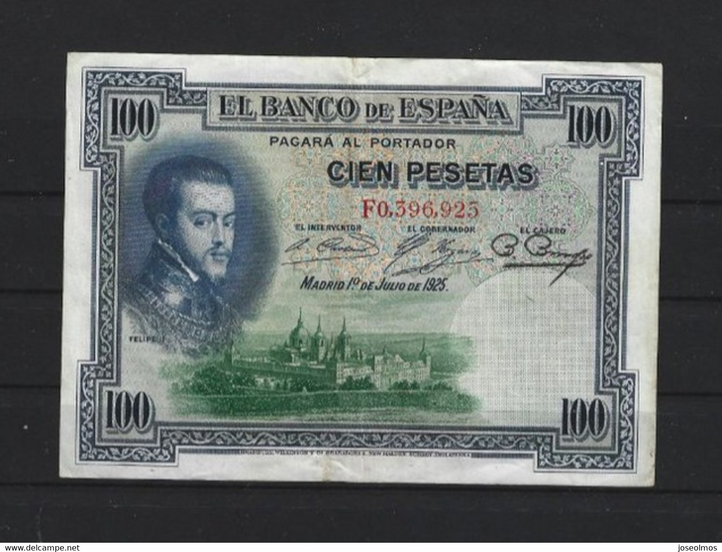 BILLET ESPAGNE 100 PESETAS TTB  1925     F 0.396.925 - 100 Peseten