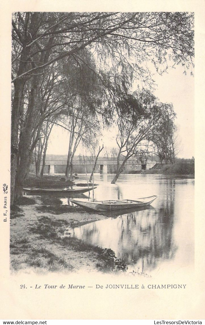 CPA - FRANCE - 94 - CHAMPIGNY - Le Tour De Marne - De Joinville à Champigny - Barque - Dos Non Divisé - Champigny Sur Marne