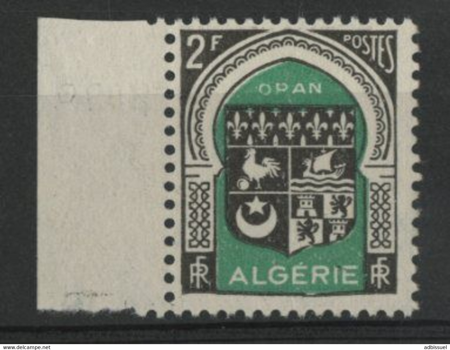 ALGERIE N° 259 Variété D'impression "OPAN" Au Lieu De "ORAN" Neuf ** (MNH) Qualité TB - Neufs