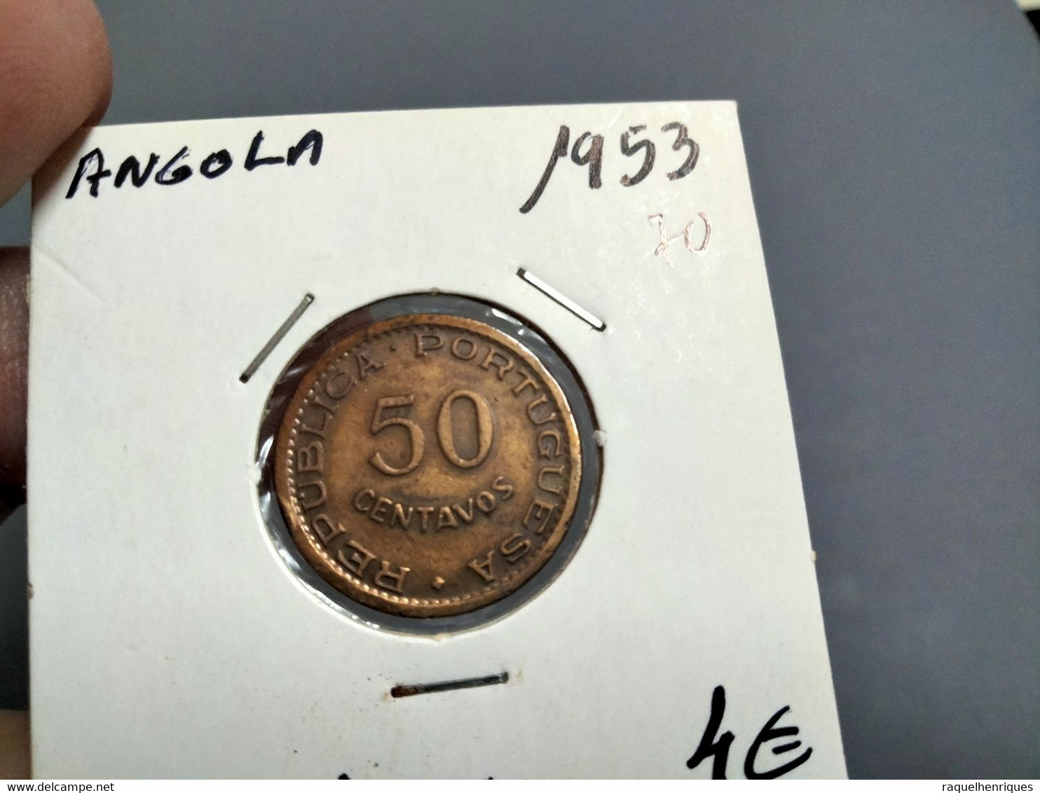 ANGOLA 50 CENTAVOS 1953 (G#28-70) - Angola