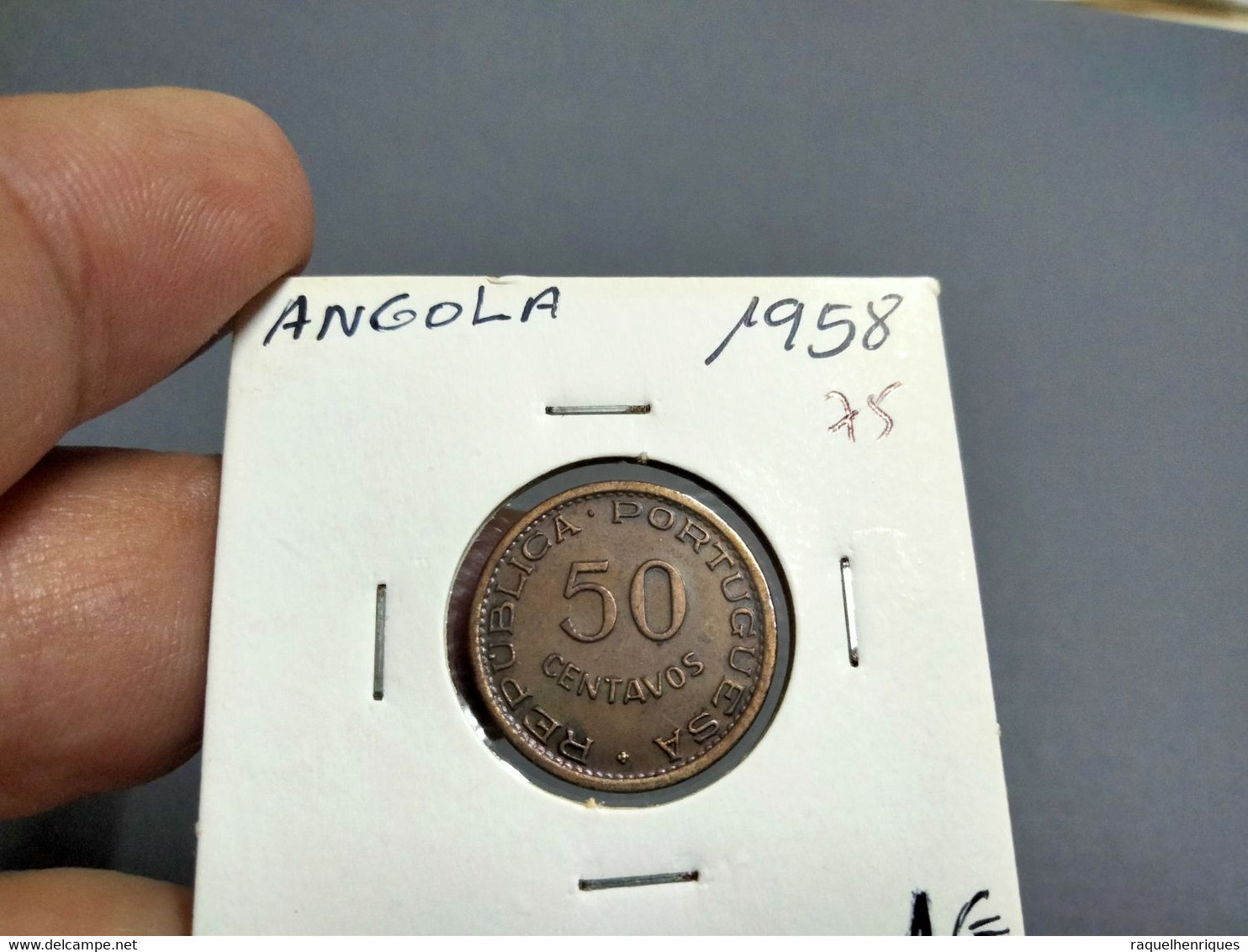 ANGOLA 50 CENTAVOS 1958 (G#28-75) - Angola