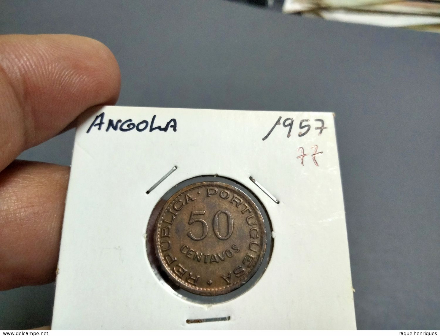 ANGOLA 50 CENTAVOS 1957 (G#28-77) - Angola