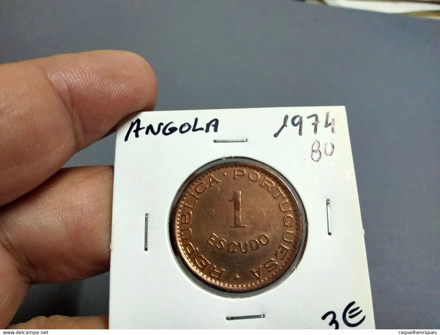 ANGOLA 1 ESCUDO 1974 (G#28-80) - Angola