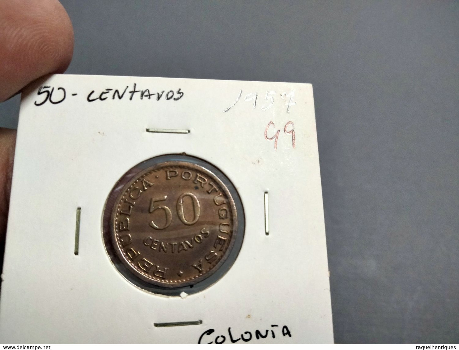 ANGOLA 50 CENTAVOS 1957 (G#28-99) - Angola