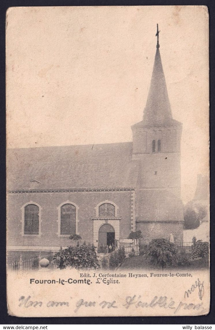 +++ CPA - FOURON LE COMTE - Eglise   // - Fourons - Voeren