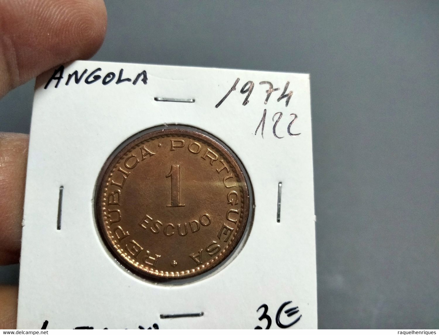 ANGOLA 1 ESCUDO 1974 (G#28-122) - Angola