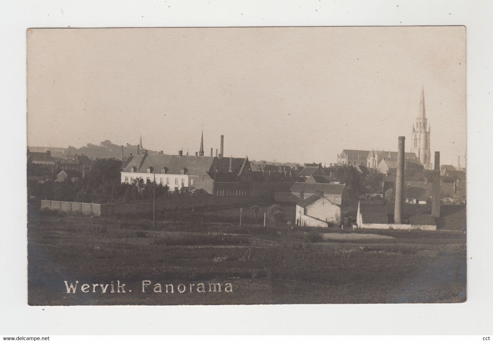 Wervik   Fotokaart  Panorama    EERSTE WERELDOORLOG - Wervik