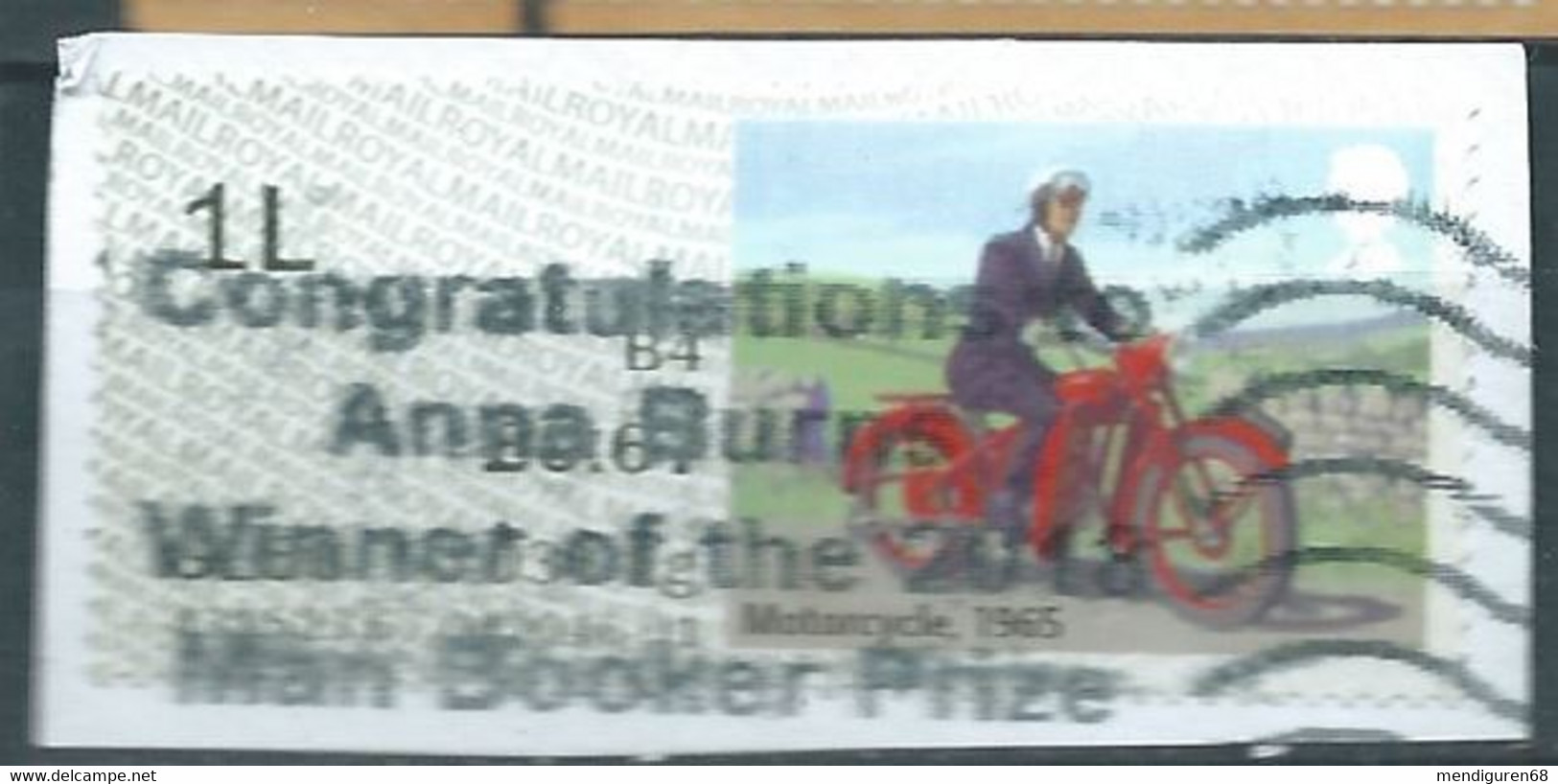 GROSBRITANNIEN GRANDE BRETAGNE GB 2018 POST&GO MAIL BY BIKE: MOTORCYCLE 1965 FCup To 100g SG FS217 MI AT149 YT D148 - Post & Go Stamps