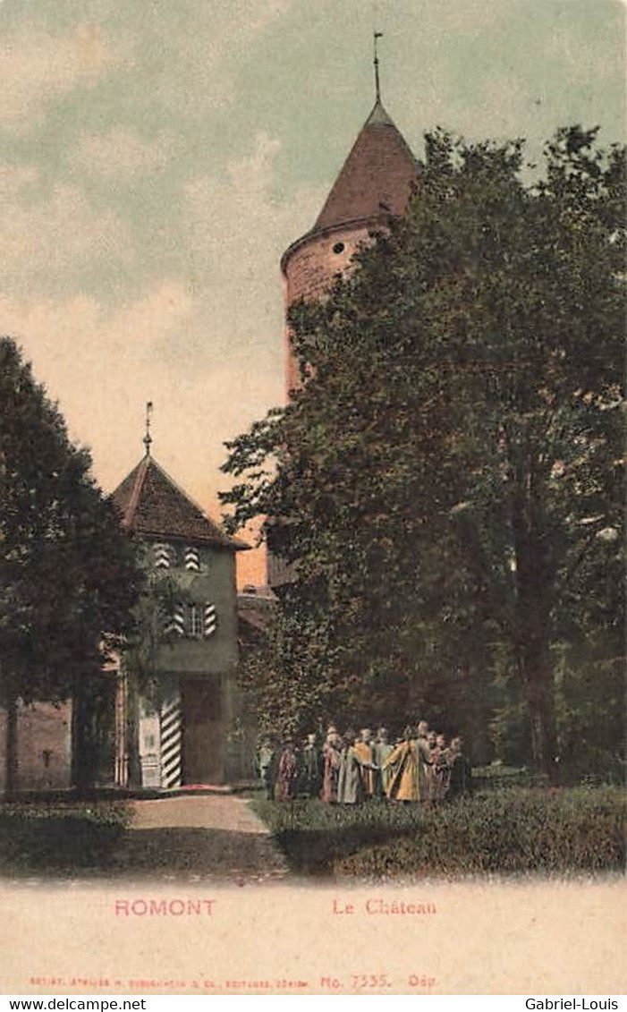 Romont Le Château 1917 Animée - Romont