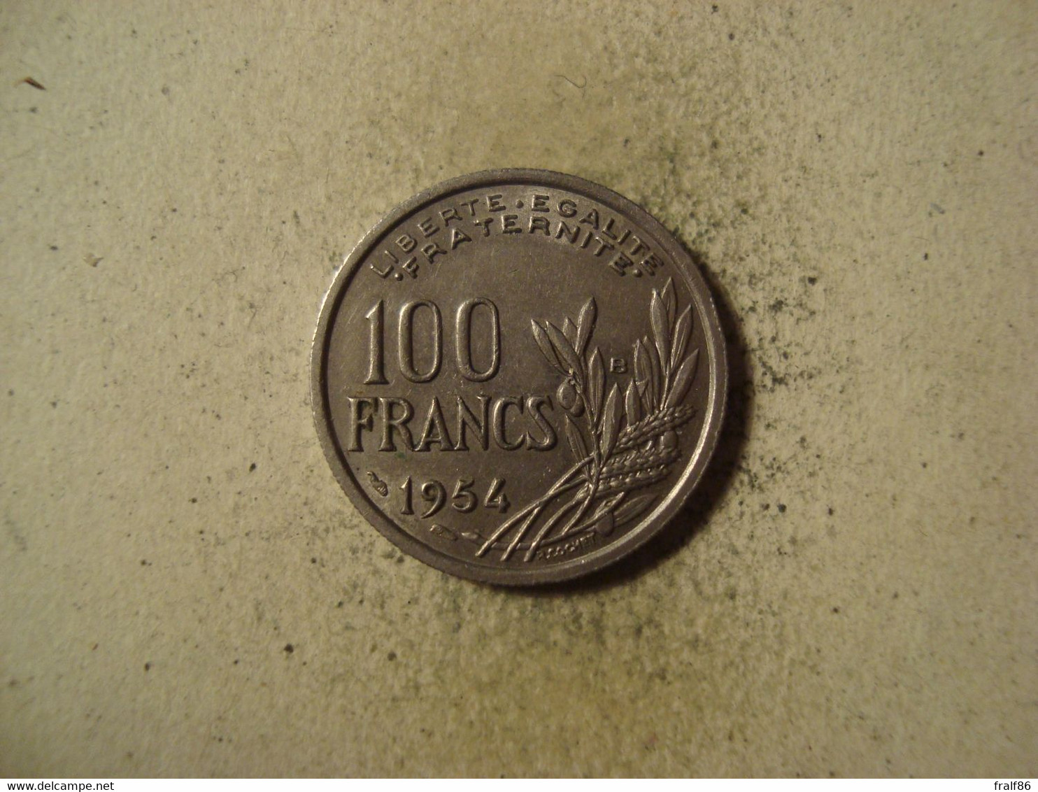 MONNAIE FRANCE 100 FRANCS 1954 B COCHET - 100 Francs