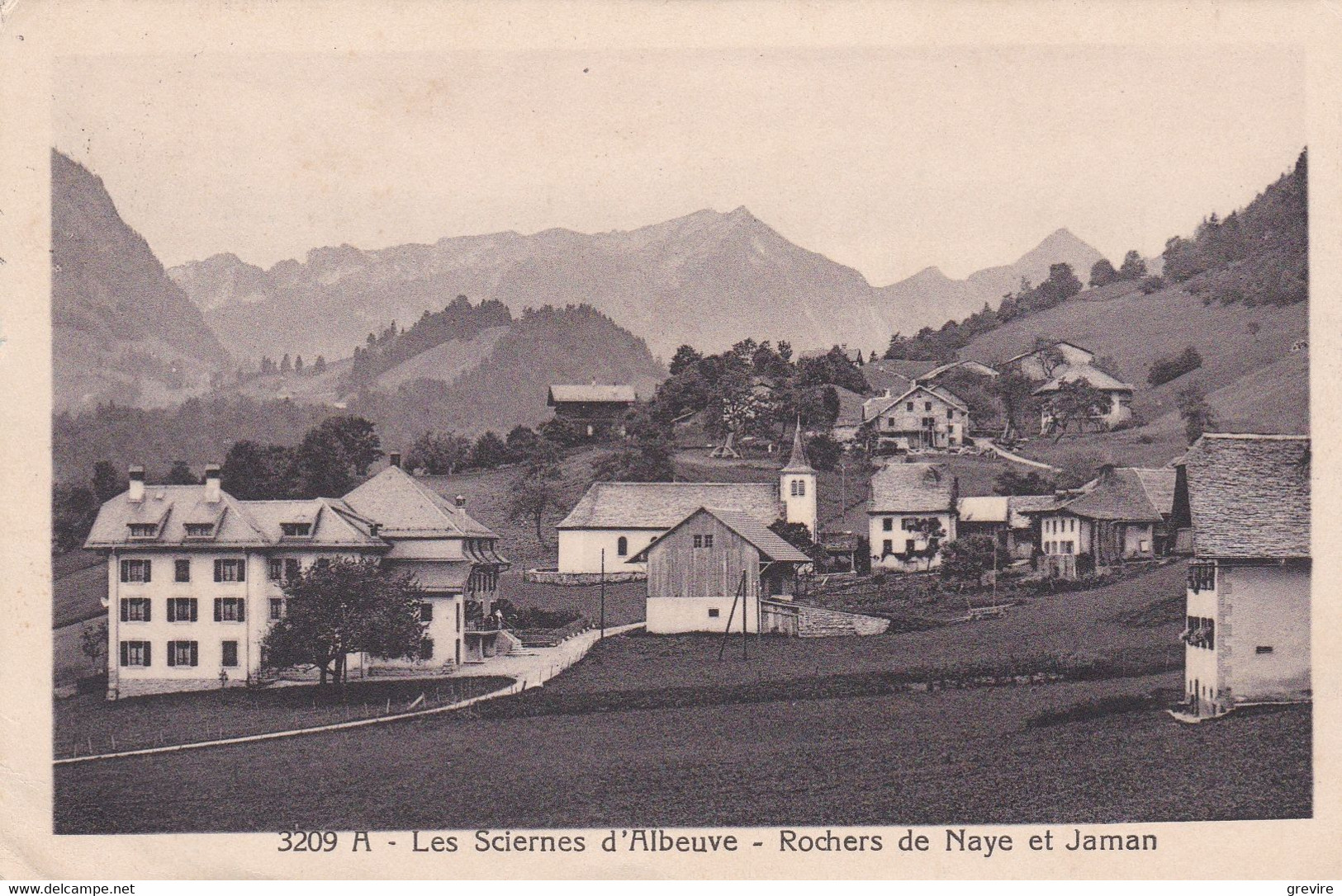 Les Sciernes D'Albeuve, Rochers De Naye Et Jaman - Albeuve