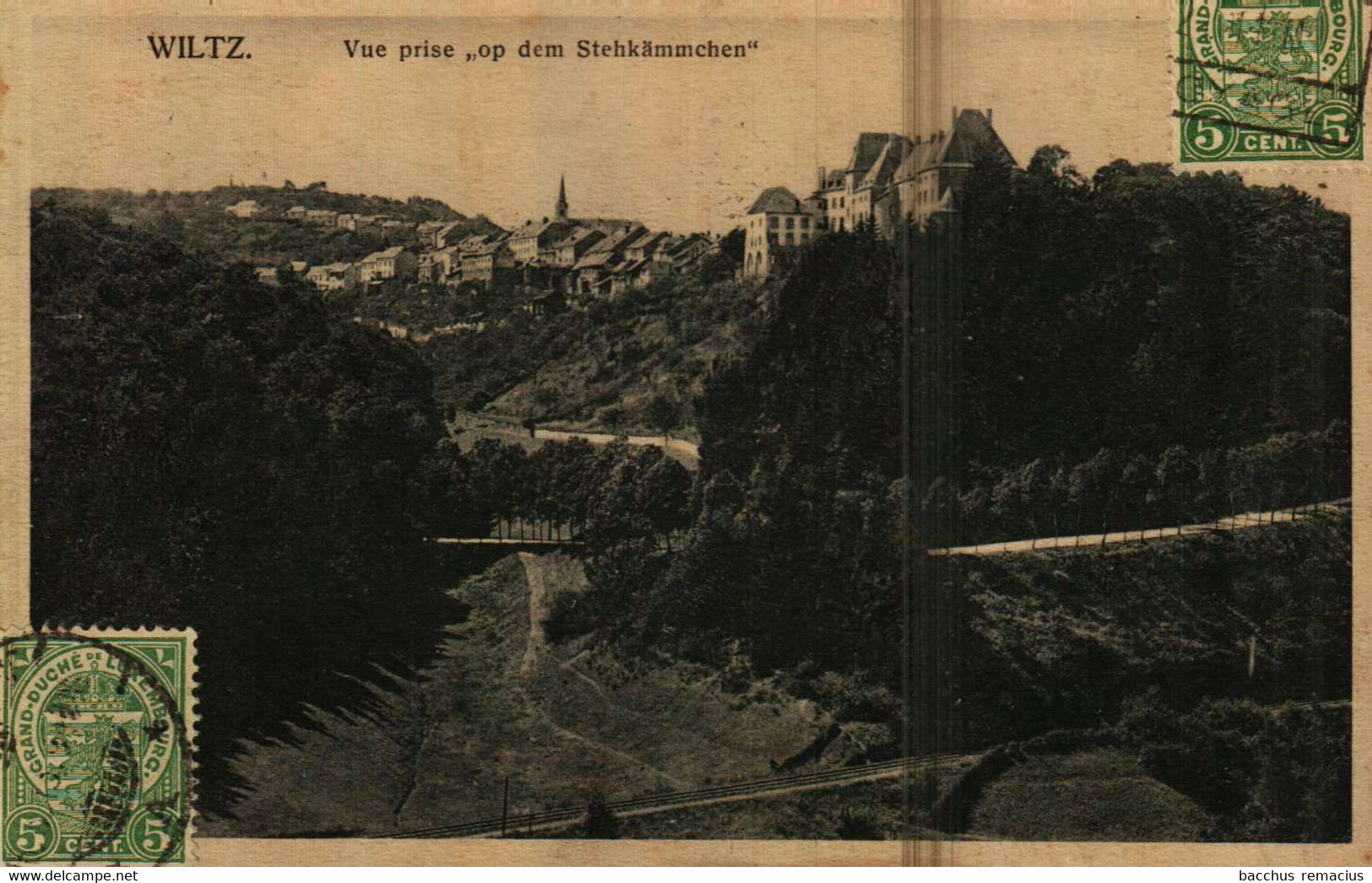 WILTZ Vue Prise "Op De Stehkàmmchen" Nr 1bis De La Série Artistique De Wiltz  J.Kaemmerer, Photographe - Wiltz