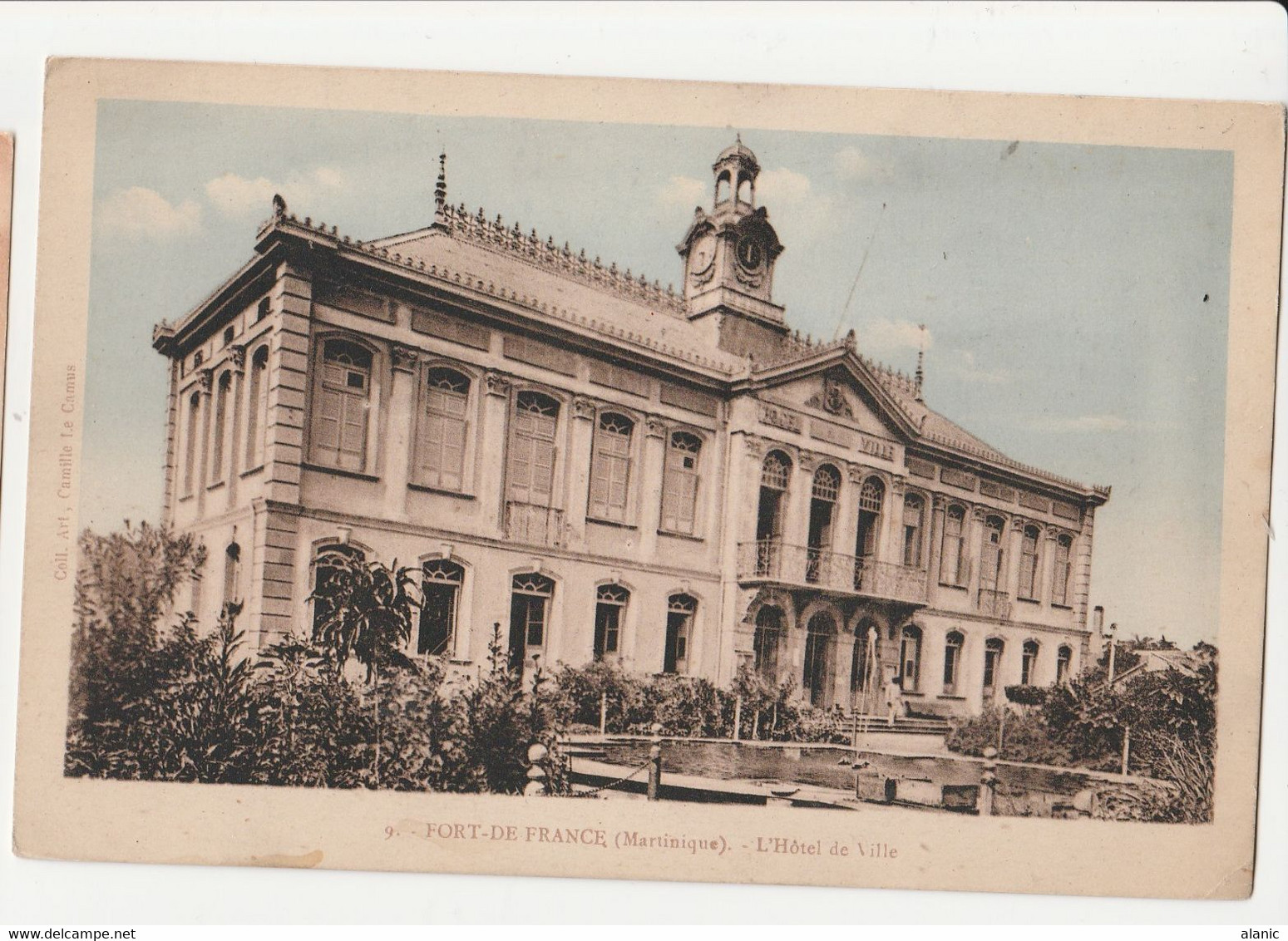 CPA - Fort De France- Hôtel De Ville MARTINIQUE  Non Circulée - Otros & Sin Clasificación