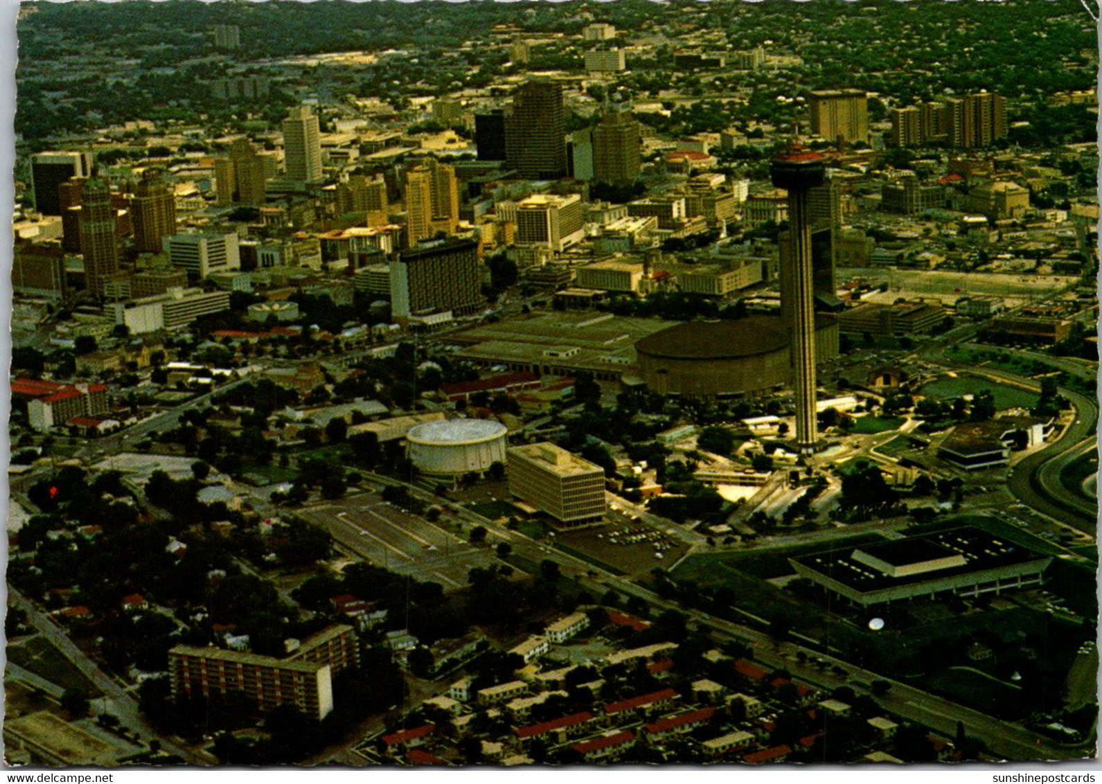 Texas San Antonio Skyline Of The Alamo City - San Antonio