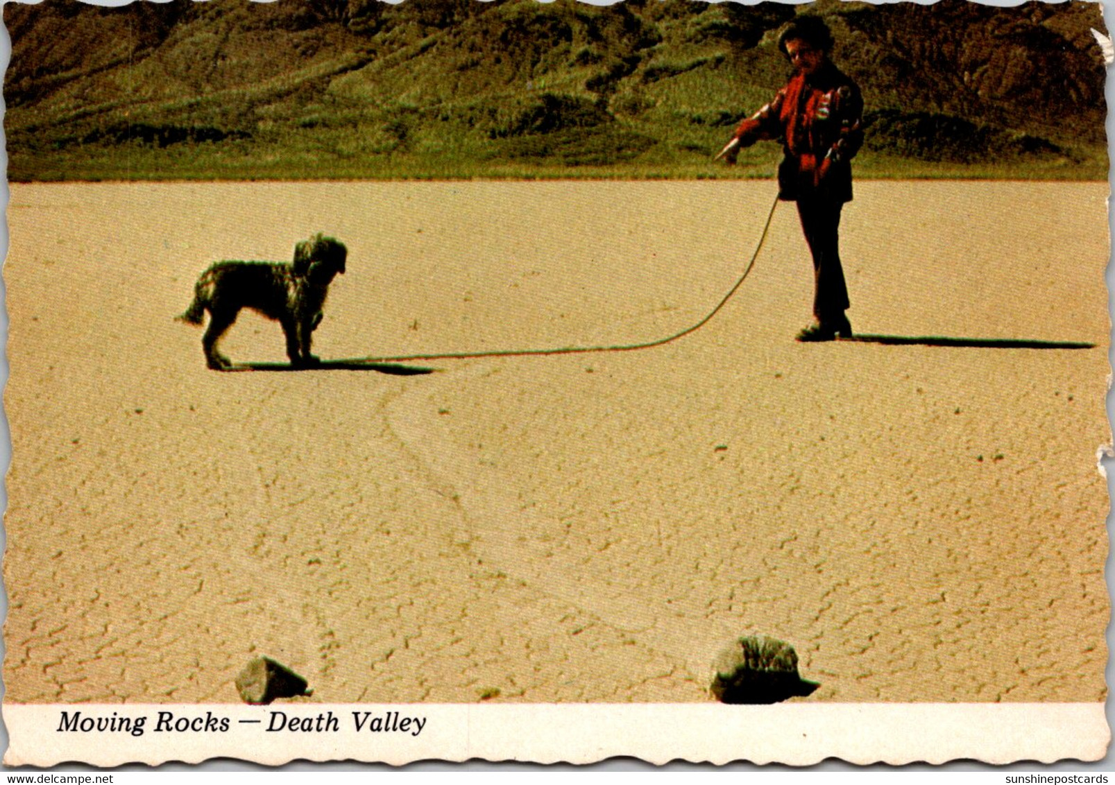 California Death Valley National Monument The Moving Rocks At Racetrack - Death Valley