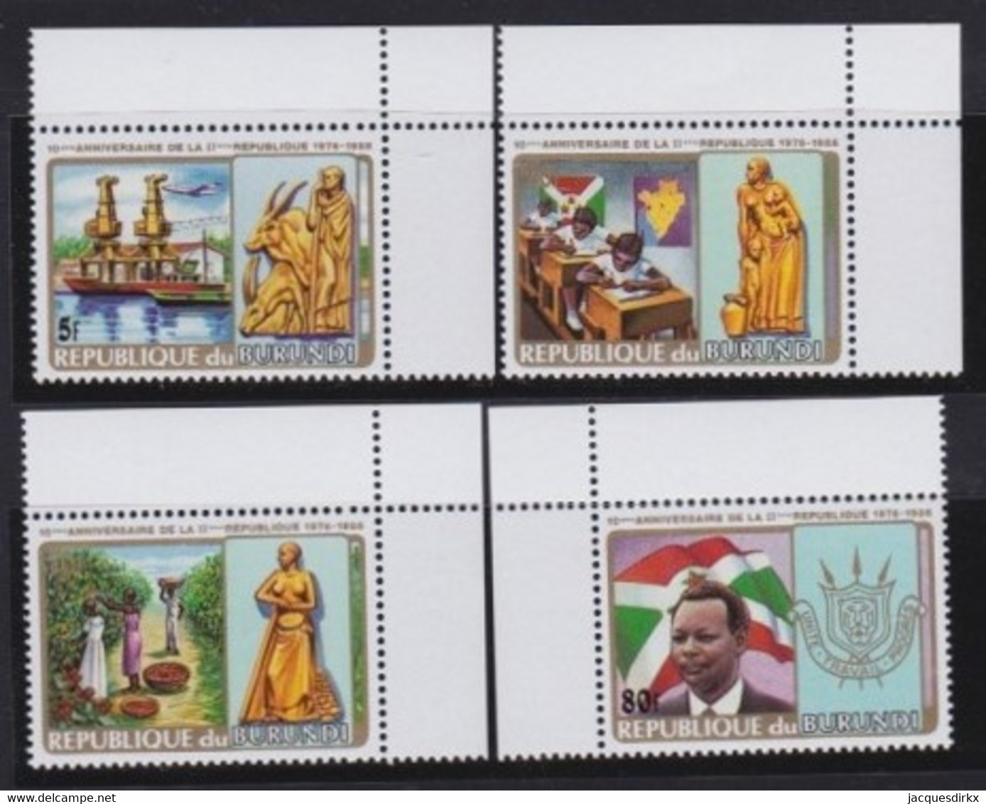 Burundi    .  OBP   949 A/D        .   **      .     Postfris   .   /   .   Neuf ** - Unused Stamps