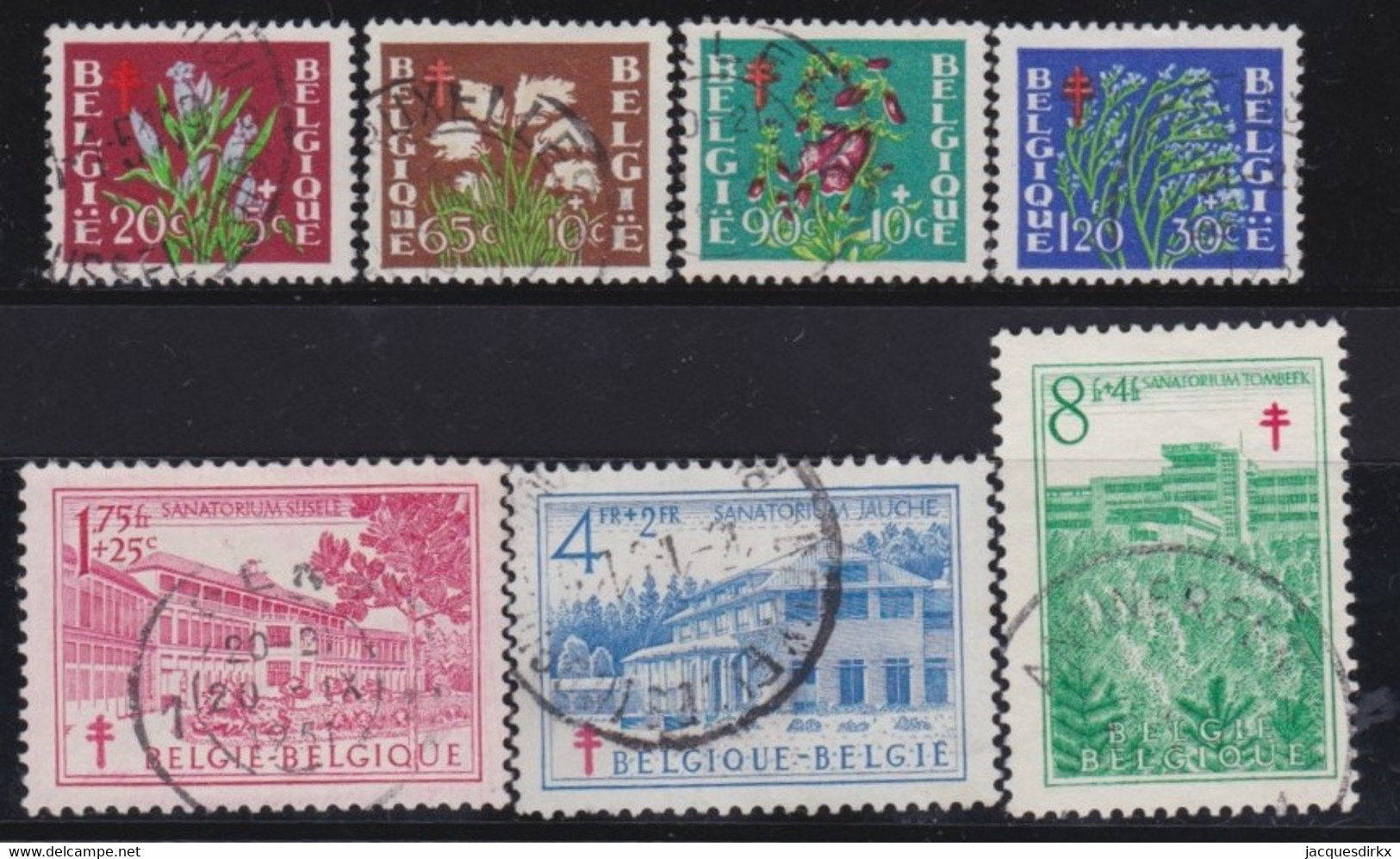 Belgie  .   OBP    .    834/840        .   O        .    Gestempeld     .   /   .   Oblitéré - Used Stamps