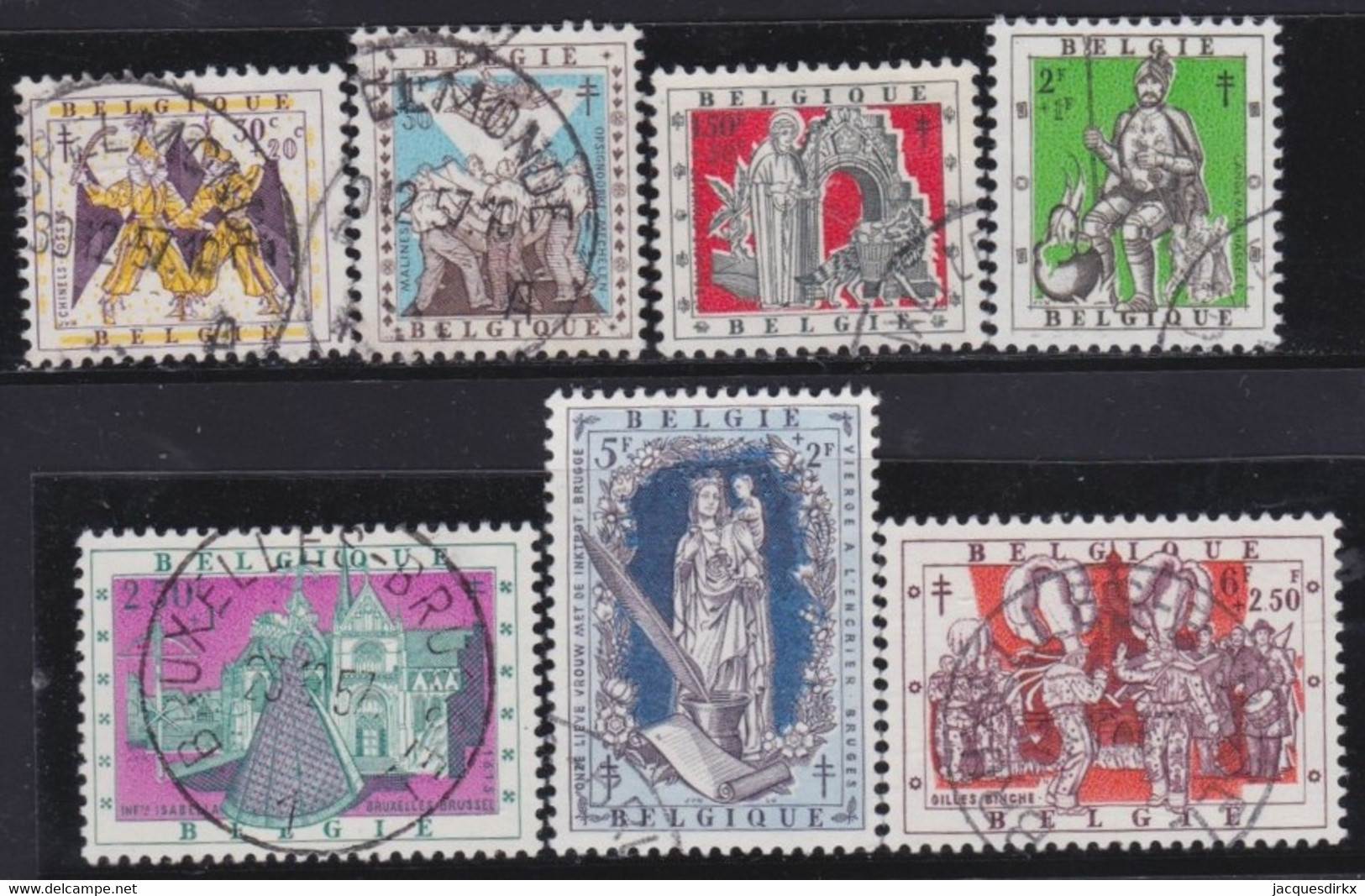 Belgie  .   OBP    .    1039/1045     .   O        .    Gestempeld     .   /   .   Oblitéré - Used Stamps