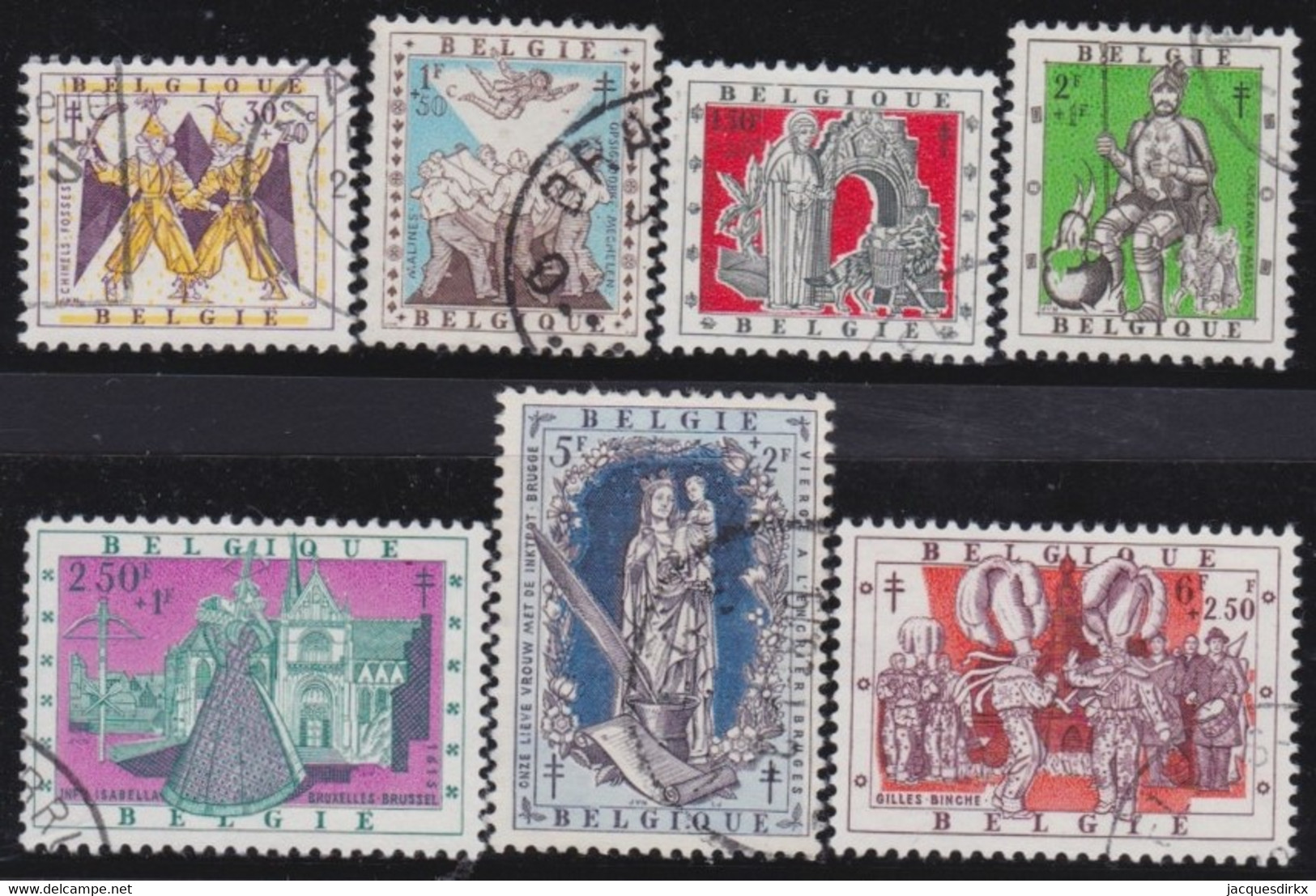 Belgie  .   OBP    .    1039/1045     .   O        .    Gestempeld     .   /   .   Oblitéré - Used Stamps