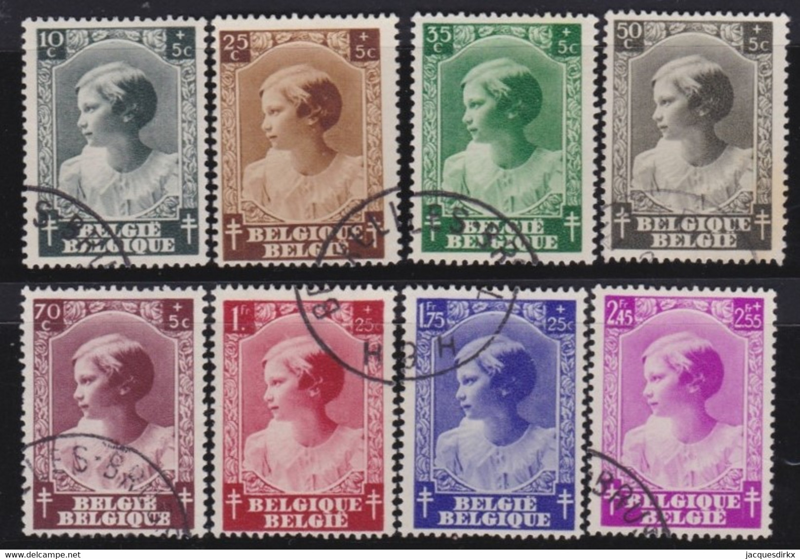 Belgie  .   OBP    .    458/465     .   O        .    Gestempeld     .   /   .   Oblitéré - Used Stamps