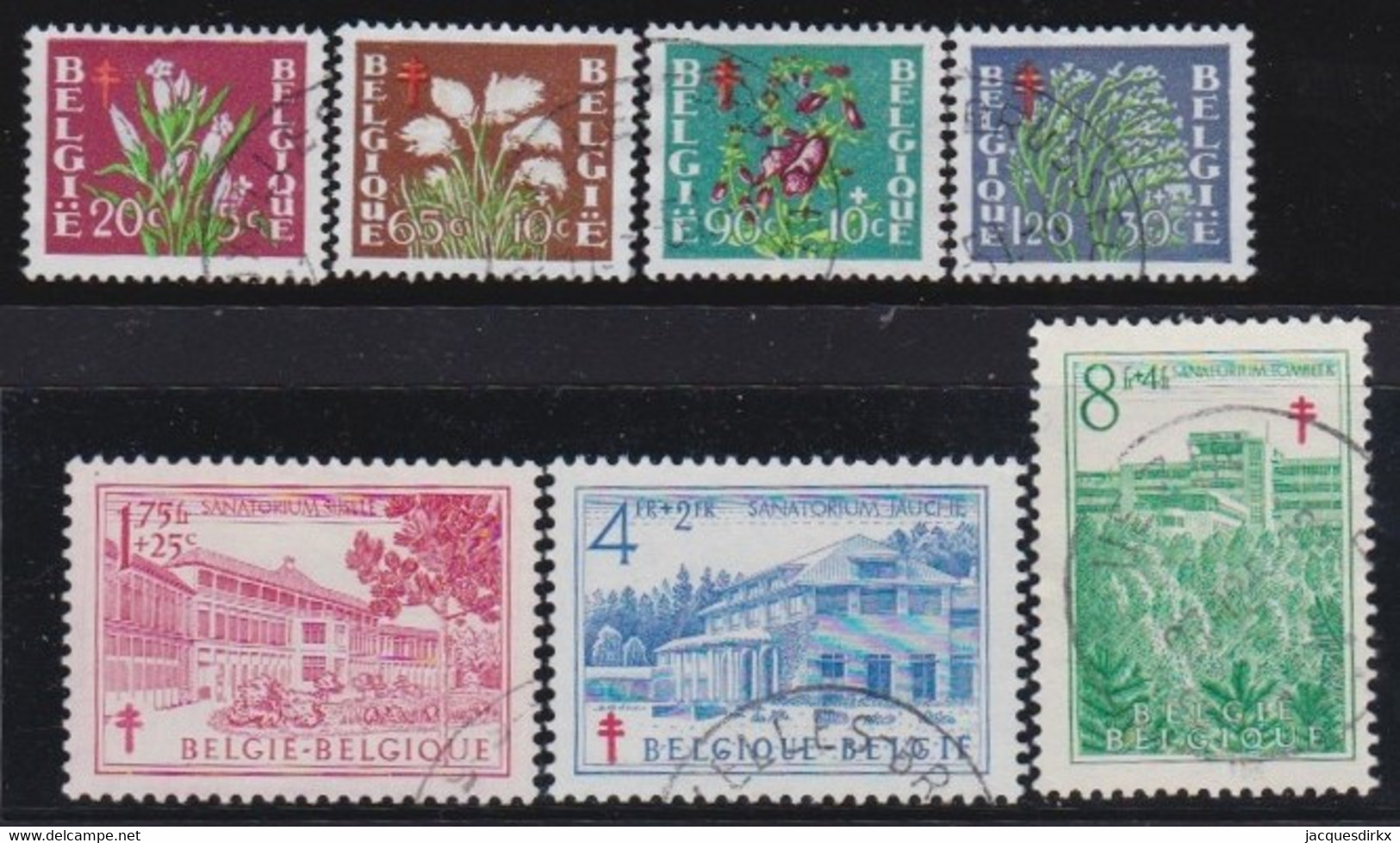 Belgie  .   OBP    .    834/840        .   O        .    Gestempeld     .   /   .   Oblitéré - Used Stamps