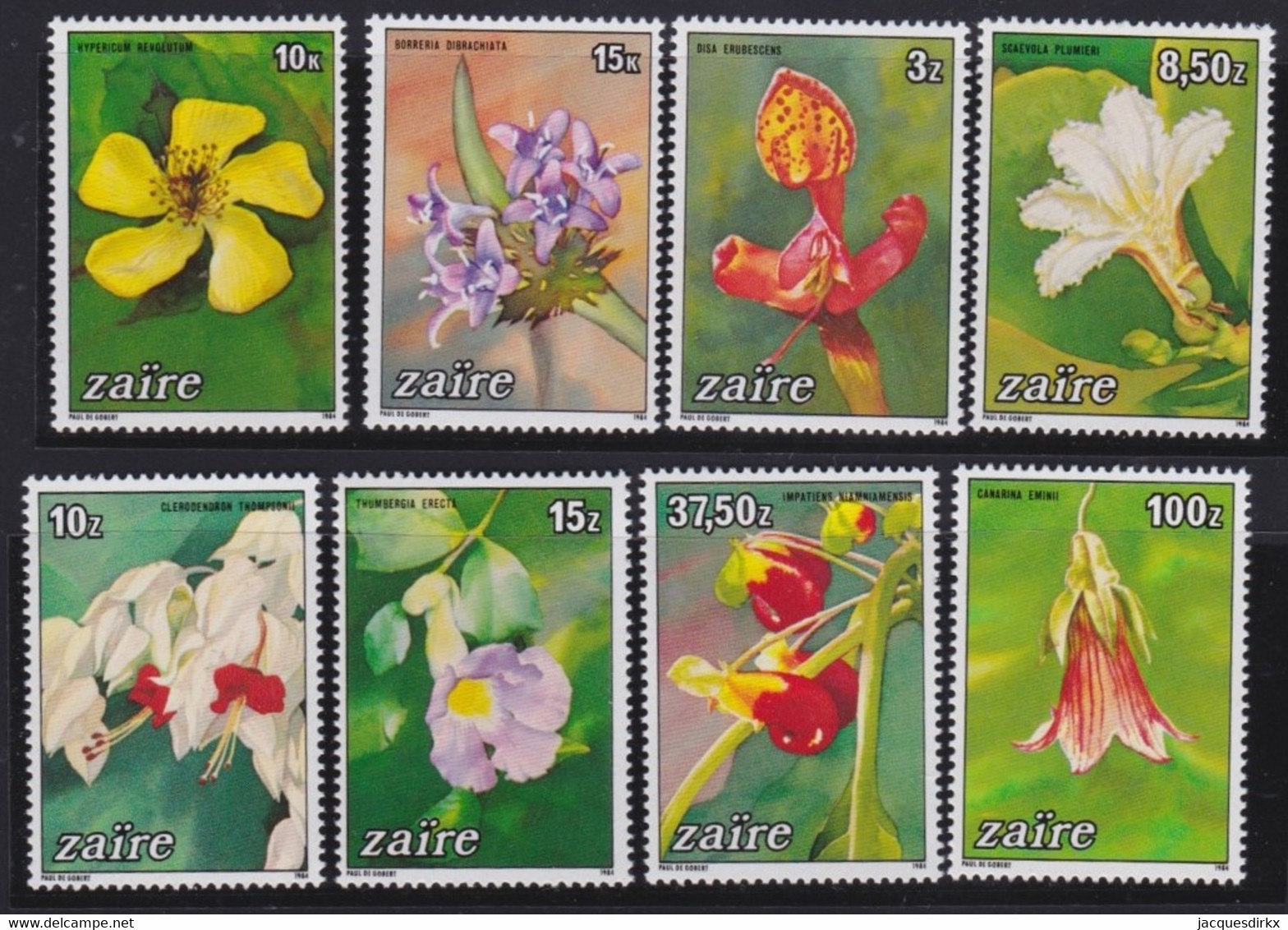 Zaire     .    OBP   .   1231/1238      .   **      .     Postfris   .   /   .   Neuf ** - Unused Stamps