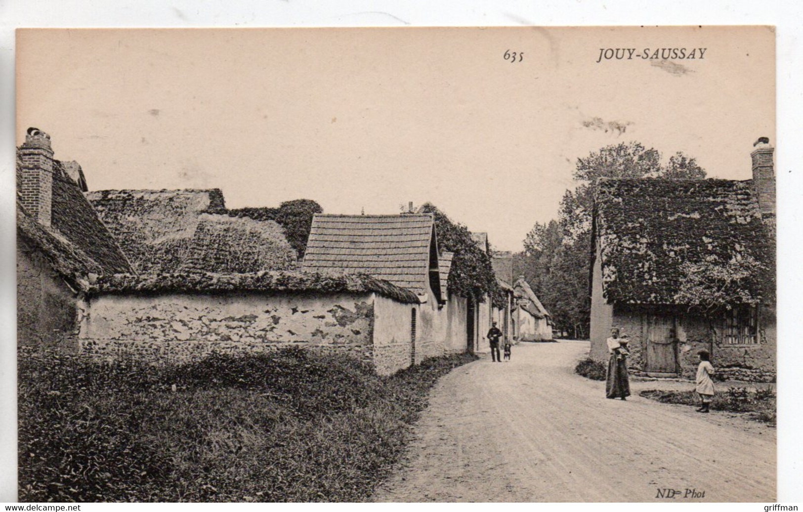 JOUY SAUSSAY UNE RUE TBE - Jouy