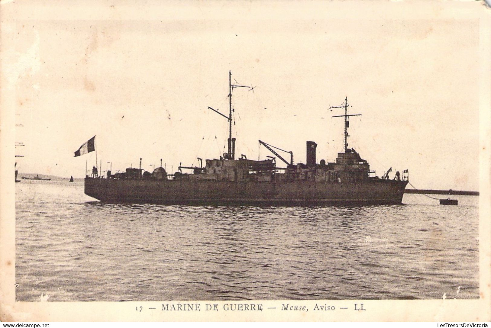 CPA - MILITARIAT - TRANSPORT GUERRE - Marine De Guerre - Meuse - Aviso - LL - Warships