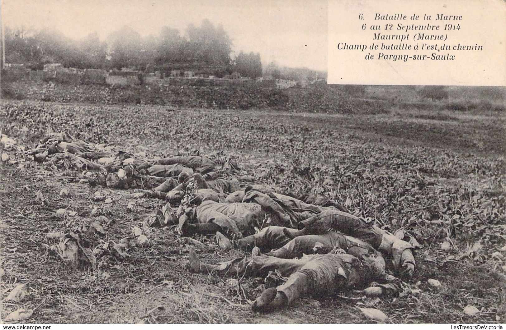 CPA - MILITARIAT - MAURUPT - Bataille De La Marne 1914 - Champ De Bataille à L'est Du Chemin De Pagny Sur SAULX - Guerre 1914-18