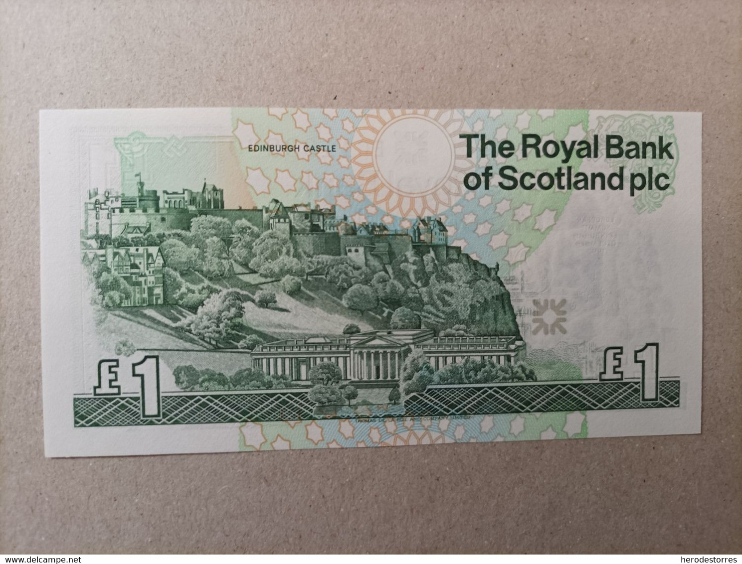 Billete De Escocia De 1 Libra, Año 1992, UNC - 1 Pond