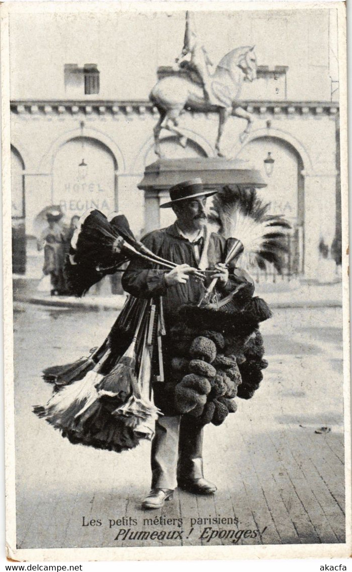 CPA PARIS Petits Metiers Plumeaux Eponges (1245514) - Petits Métiers à Paris