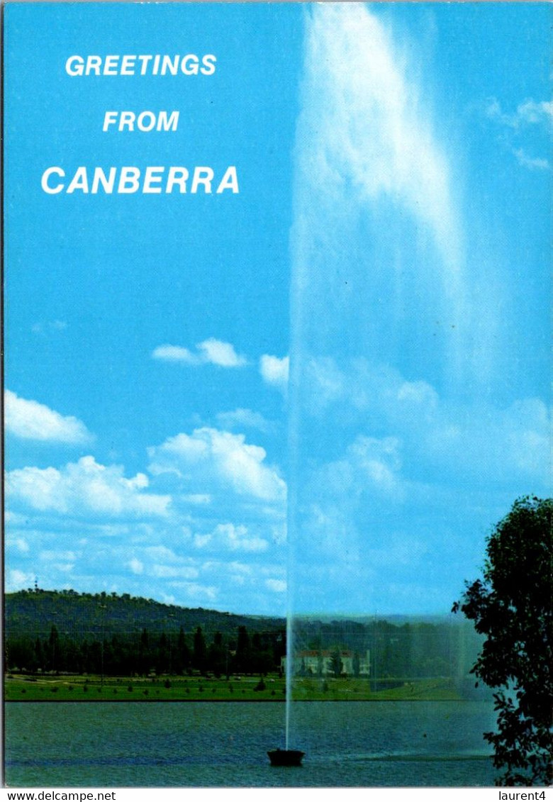 (3 M 43) Australia - ACT - Canberra Captain Cook Water Jet On Lake Burley Griffin - Canberra (ACT)