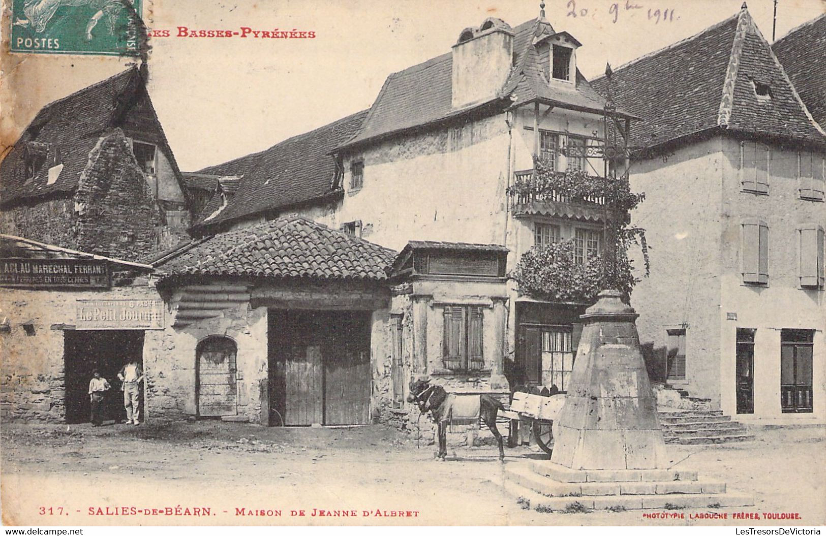 CPA - FRANCE - 64 - SALIES De BEARN - Maison De Jeanne D'Albret - Labouche TOULOUSE - Salies De Bearn