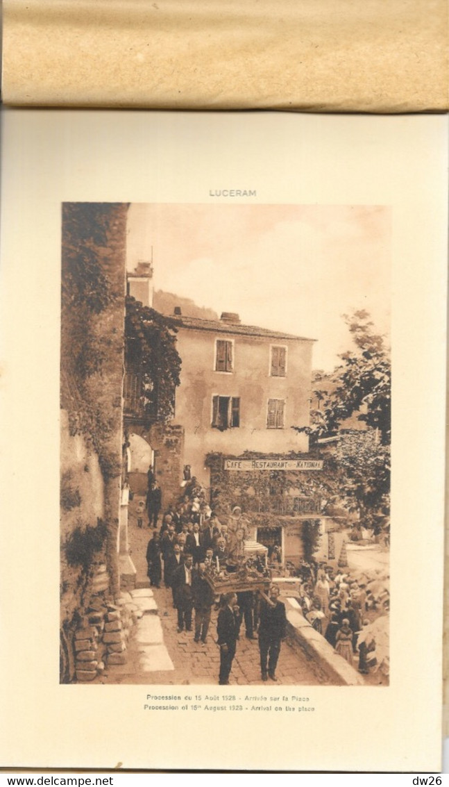 Lucéram (Alpes Maritimes) Album Artistique Du Village, De L'Eglise Et De Son Trésor - 18 Photos - Restaurant Paul Gal - Toerisme