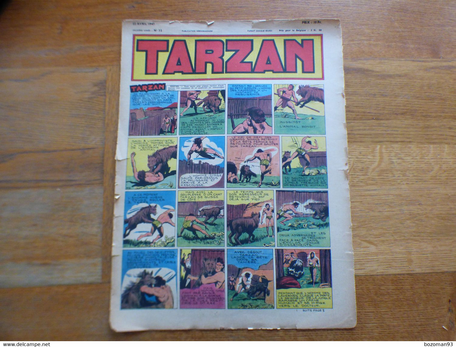 JOURNAL TARZAN N° 32  LA CHAUVE SOURIS + BUFFALO BILL - Tarzan